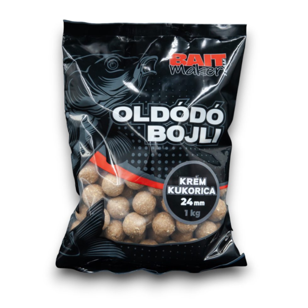 Oldódó bojli 24 mm Krém Kukorica 1 kg