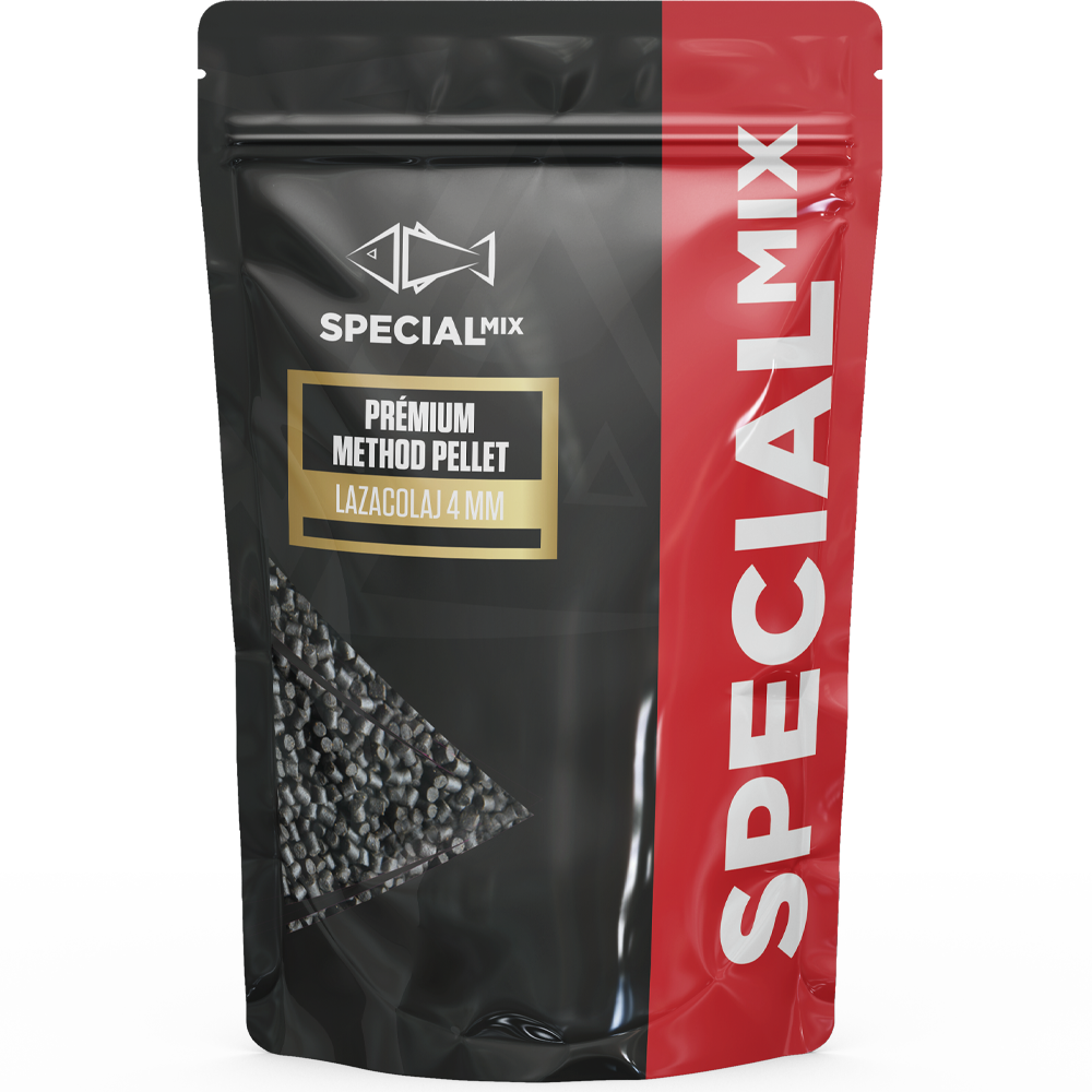 Speciál mix Prémium Method Pellet + lazacolaj 4 mm