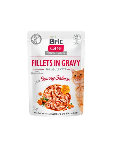 Brit Care Cat Pouch kacsafilé 85g