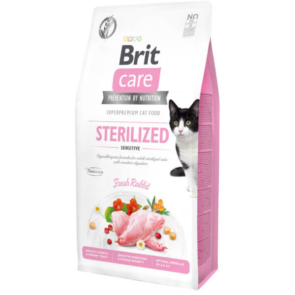 Brit Care Cat Grain-Free Sterilized Sensitive - Nyúl