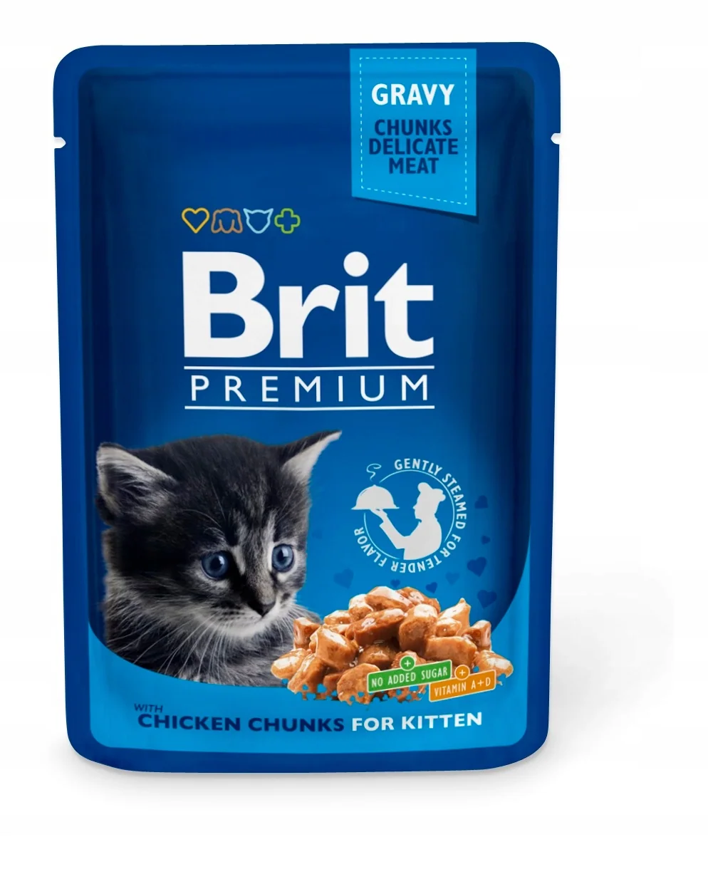Brit Premium macska nedves eledel csirke nuggets