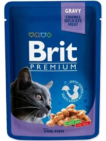 Brit Premium macska nedves eledel tőkehal