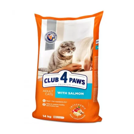 Club4Paws macskatáp lazacos 1kg