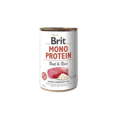 Brit Mono Protein Marha & barnarizs 400g