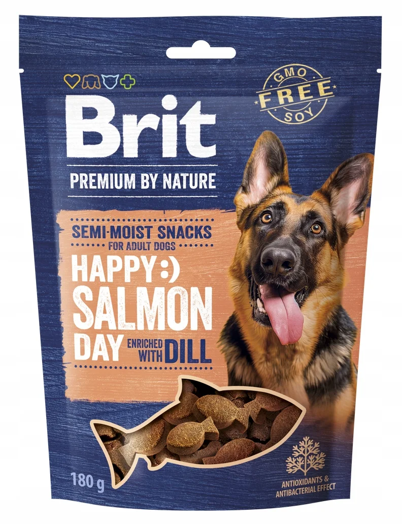 BRIT Premium by Nature lazacos jutalomfalat kutyáknak 180g