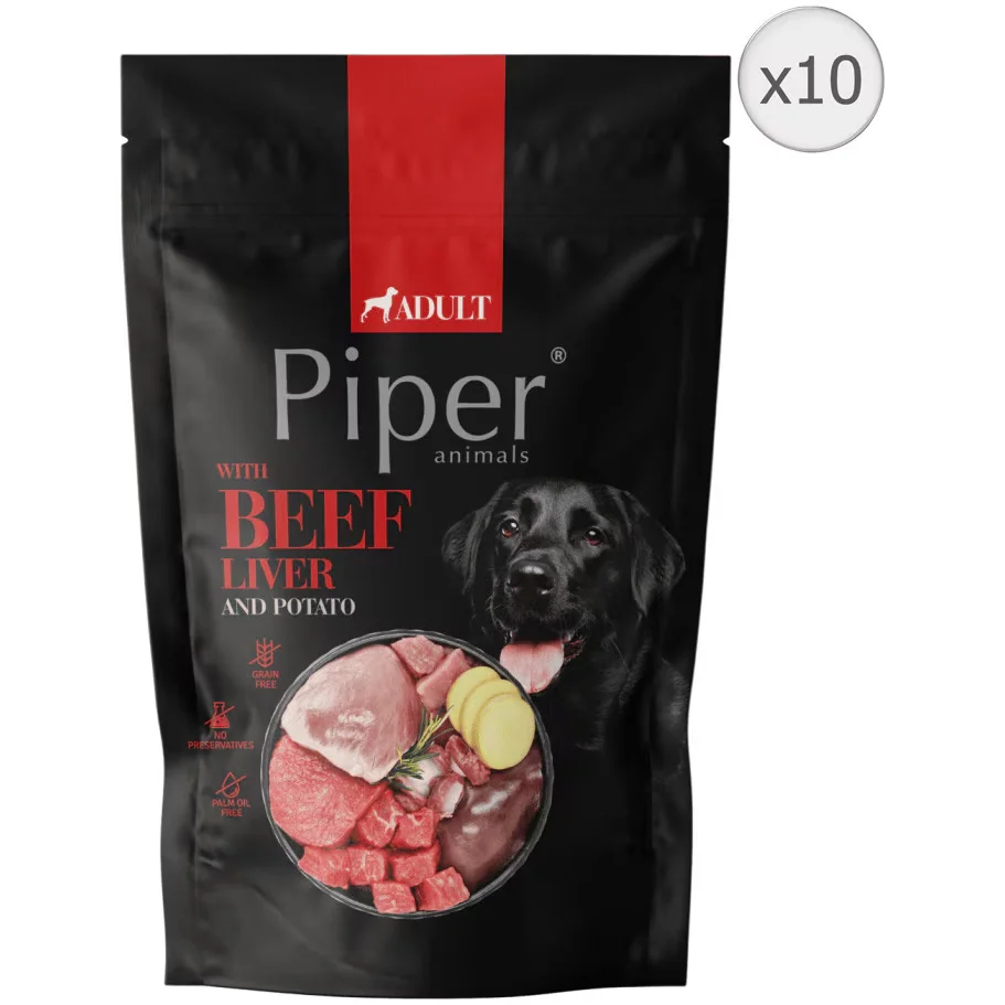 Piper Beef Liver nedves kutyatáp 500g