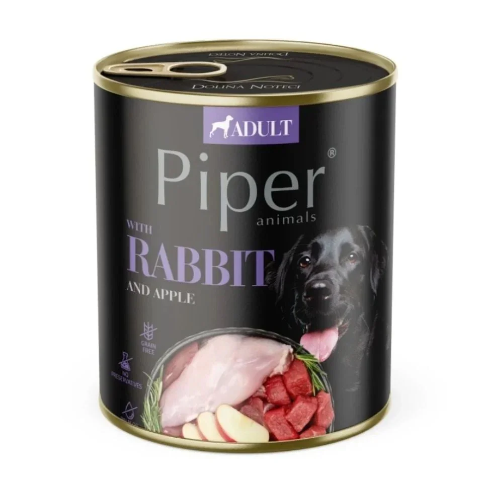 Piper nyúl alma Nedves Kutyatáp 800g