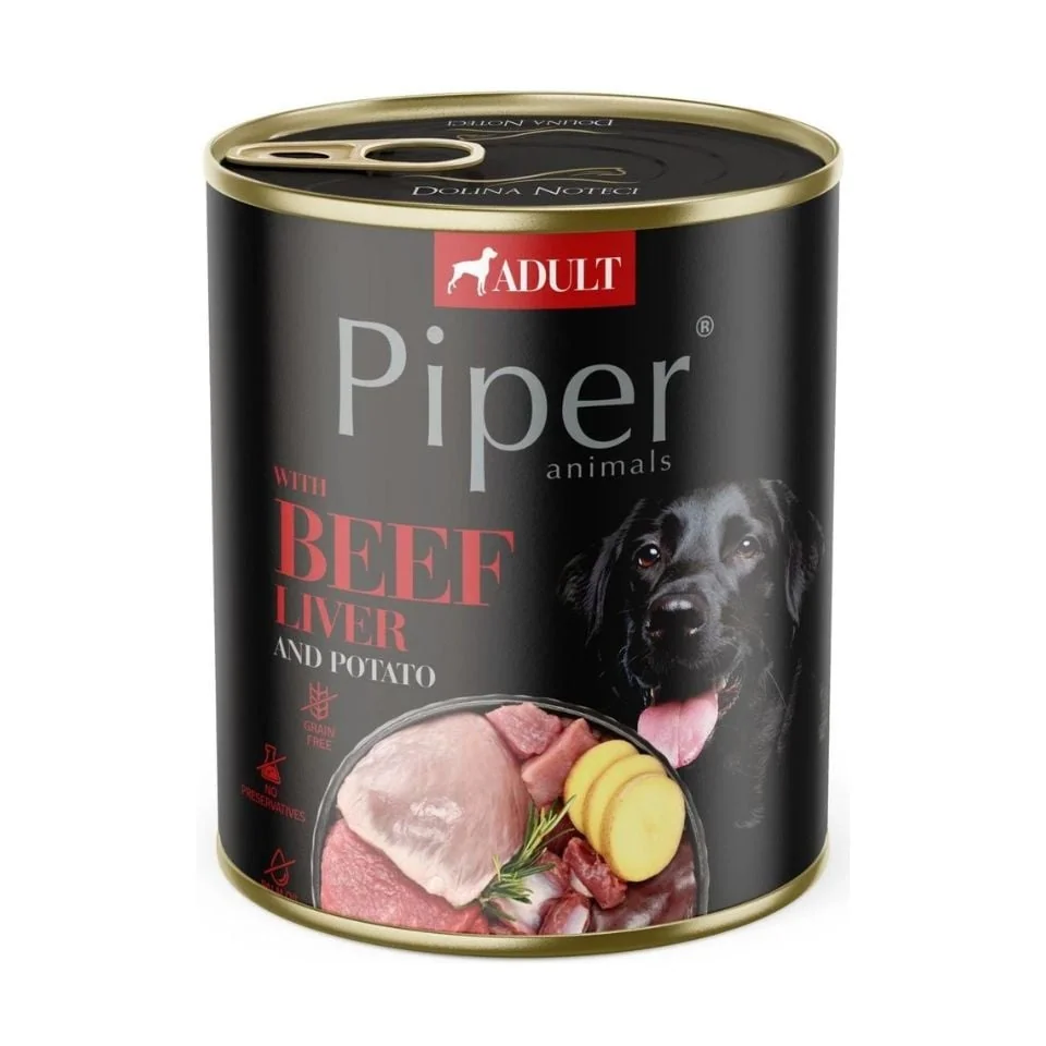 Piper marha máj burgonya Nedves Kutyatáp 800g